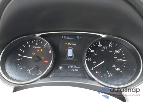 2015 Nissan Rogue Sv z USA, uszkodzony, nr VIN KNMAT2MT3FP501069